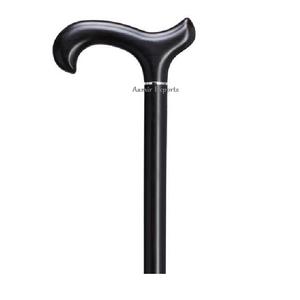 Bastón de madera de lujo marrón oscuro de 92cm, bastón resistente para ancianos, bastón de madera con altura personalizada. - Product Image 2