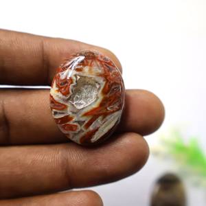 หินโมราอัญมณีทรงลูกแพร์ทรงรีแบบทำมือทรงลูกแพร์แบบแท่งธรรมชาติ100% เกรดสูง - Product Image 5