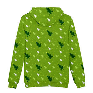 Sudadera Térmica Unisex de Invierno con Colores Navideños, Estilo Urbano, Sudadera Larga con Capucha, 100% Algodón, Diseño Personalizable y Ecológico - Product Image 4