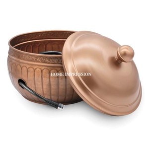 Modern Designer Antique Copper Hose Pot Black Color Iron Handles Eco-Friendly Home <b>Garden</b> <b>Planter</b> Wholesale <b>Large</b> Size - Product Image 6