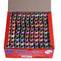 Benang Jahit Madura Coats Spadepoly 100% Poliester Katun Berkualitas Tinggi, Tahan Abrasi, Tahan Air, Daya Tahan Tinggi