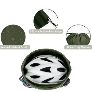 กระเป๋าเป้ไนลอนแบบมีเชือกผูกสำหรับงานหนัก พร้อมช่องใส่ของด้านข้างและซิป สำหรับใส่ของขวัญในงานปาร์ตี้ - Product Image 4