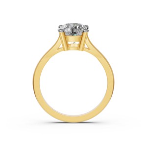 Anillo de Diamante Cultivado en Laboratorio de Calidad Premium, Claridad VS, Corte EF, 1.85ct, Redondo Brillante, Oro Blanco de 9K, Certificado IGI para Mujer - Product Image 2