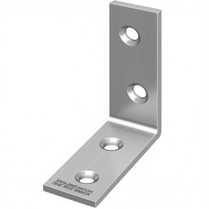 HOHAGE Lot de 25 supports de chaise, longueur 80 mm, largeur 16 mm, épaisseur de fer 2 mm, chromé bleu, pour chaises - Product Image 3