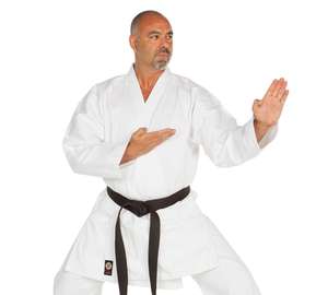 เครื่องแบบคาราเต้ GI ชุดฝึกผ้าฝ้ายเฮฟวีเวต100พร้อมสายรัดที่ทนทานระบายอากาศได้ดีชุดฝึกออกแบบโลโก้ได้ตามต้องการ - Product Image 3