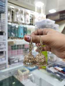 Pendientes Jhumka de Bali de Último Diseño, Pendientes de Sombra Pesada, Producto al por Mayor Personalizado - Product Image 2