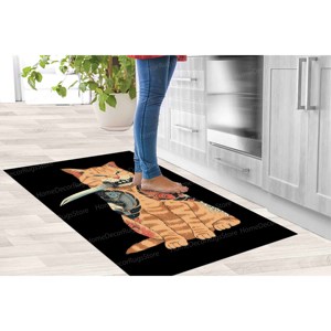 Tapis imprimé vibrant : moderne, coloré, anime, japonais, extérieur, cuisine, chambre à coucher, tapis en velours de luxe - Product Image 4