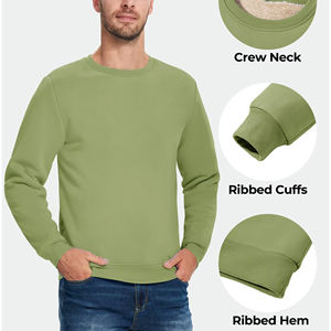 Sweat-shirt personnalisé à manches longues et col en O de haute qualité de marque Logo brodé Sweat-shirt fonctionnel en coton et sweats à capuche pour hommes - Product Image 5