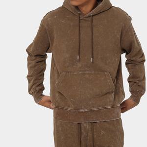 เสื้อฮู้ดดี้ผู้ชายแบบฟอกสี ทนทาน ขายดี ราคาส่ง ระบายอากาศได้ดี เสื้อฮู้ดดี้ผู้ชายแบบฟอกสี พร้อมโลโก้สั่งทำ - Product Image 3