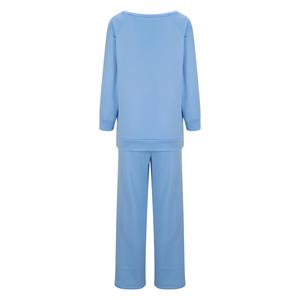 Ensemble de survêtement de sport ample 2 pièces pour femmes sweat à capuche chaud et pantalon polaire pour l'automne et l'hiver motif solide épaule tombante - Product Image 6