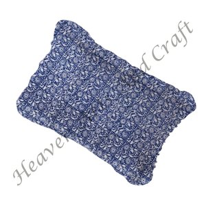 Hand Block Print Cotton Ruffle <b>Pillow</b> Cover Vintage Cover Cotton Vintage Indian Ruffle <b>Pillow</b> Cover - Product Image 4