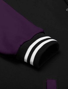 Blouson universitaire pour homme, bombardier de baseball Letterman Vestes décontractées pour homme - Product Image 4