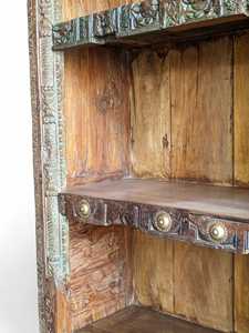 Traditional WOODEN <b>BOOKSHELF</b> Vintage <b>Bookshelf</b> handcrafted elegance living room Mix & Match Decor - MOQ 1 Container Only - Product Image 5