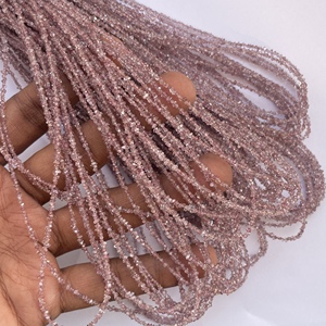 2mm 3mm 4mm Naturel Lavande Herkimer Diamant Quartz Cristal Brut Perles Brins Mines En Vrac Grossiste Pierres Précieuses En Vrac pour Bijoux - Product Image 2