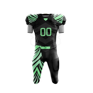 Uniforme de fútbol americano transpirable para hombre para práctica de verano Diseño de logotipo personalizable y ropa de equipo de manga corta - Product Image 1