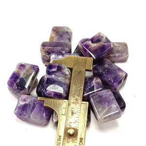 Vente en gros en vrac Agate Reiki Chakra Caillou Améthyste Naturelle Cristal Cube Coloré Gravé Pierre précieuse de Guérison Pierre dégringolée - Product Image 2