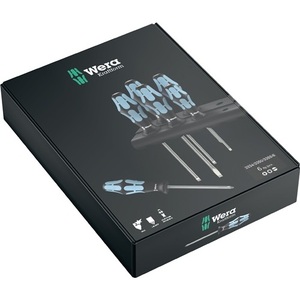 6-Piece WERA Stainless Steel <b>Screwdriver</b> Set 334/6 Slotted & PH Round Blade 2-Component Handle - Product Image 3