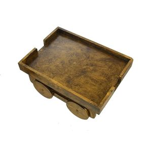 Plateau de service de collations en chariot en bois de haute qualité personnalisé en vrac pour restaurant hôtel usage domestique - Product Image 3