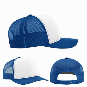 Casquette de camionneur unisexe en maille, ajustable, snapback, unie, personnalisable avec logo brodé, disponible en plusieurs couleurs - Product Image 3