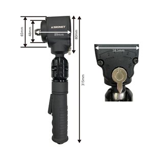 Clé à chocs pneumatique de 1/2 pouce avec tête flexible, couple maximal de 610 Nm, personnalisable OEM - Product Image 1