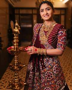 Serie ALC, Traje Chaniya Choli Especial para Navratri, Reversible, para Fiestas - Product Image 4