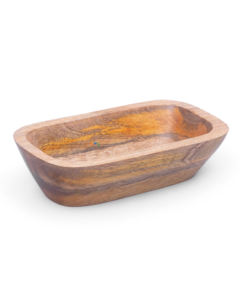 Tazón de madera decorativo hecho a mano para velas, frutas o ensaladas Tazón de granja rústico vintage de alta calidad - Product Image 3