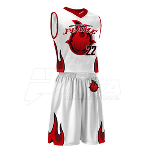 Uniforme de basket-ball à bas quantité minimale de commande pour jeunes uniforme de basket-ball à séchage rapide uniforme de basket-ball confortable - Product Image 3