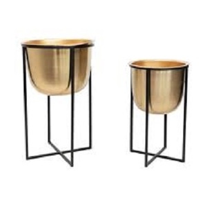Support de plantes moderne en fer noir avec revêtement en poudre, porte-pot de fleurs pour salon, hôtel, centre commercial, restaurants - Product Image 6