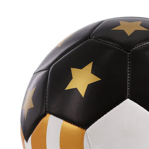 Balón de fútbol Venta caliente Material de cuero Tamaño personalizado Alto servicio OEM Mejor pelota de fútbol tendencia Mejor diseño Precio económico - Product Image 3