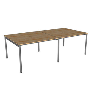 OMA II Steel <b>Legged</b> 240x120cm <b>Foldable</b> Office Furniture <b>Table</b> for Office & Hospital-HBOM211 - Product Image 6