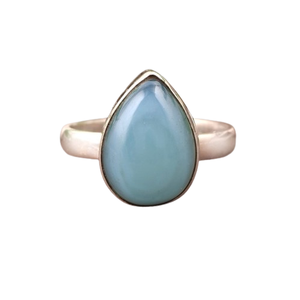 Handmade Solid 925 Sterling Silver <b>Ring</b> With Natural Blue Chalcedony Gemstone Best Quality Jewelry 925 Stamped Gifts Weddings - Product Image 1