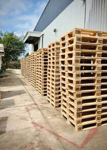 Paleta Europea de Madera 1200x800mm Tratada Térmicamente, Estándar ISPM 15, 4 Vías, Industrial, Nueva/Usada, Grado A, Apilable, Reutilizable, Modelo EU-1208-HT - Product Image 6