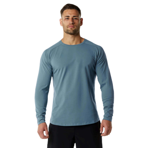 Camiseta de Manga Larga para Hombre de Alta Calidad, 100% Algodón, Color Sólido, Corte Regular, Personalizable - Product Image 2