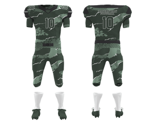 2025 uniformes de fútbol americano oferta conjunto de sublimación personalizado para jóvenes y adultos uniforme de aparejos de fútbol americano - Product Image 1