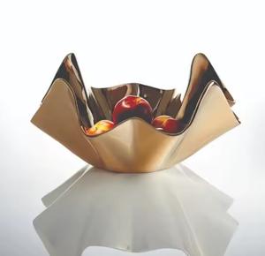 Cuenco de servicio fundido de aluminio y Metal plateado de Calidad exclusiva para decoración de artículos de comedor en casa Cuenco de chocolate y aperitivos a buen precio - Product Image 5