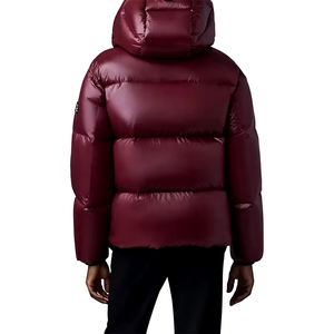 Veste bouffante d'hiver épaisse et chaude à la mode pour hommes manteau à capuche Streetwear avec conception de bulles rembourrées en cuir de haute qualité - Product Image 3