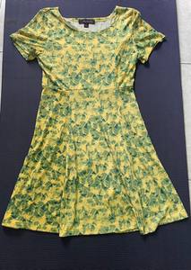 Robe d'été au genou prête à l'emploi pour enfants Vietnam qualité d'exportation avec motif de taille naturel imprimé floral tissu tricoté - Product Image 2