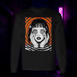 T-Shirt a Maniche Lunghe con Estetica Giapponese Gotica Kawaii Horror Anime Manga, Promozionale, Preferita dai Fan degli Anime - Product Image 3