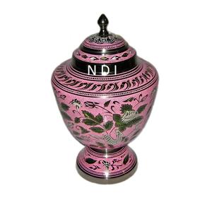 Urnas para cenizas con acabado esmaltado, urnas de cremación de Metal de latón de estilo único, urnas de cremación para cenizas de adultos funerarias más vendidas - Product Image 5