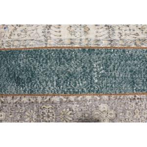 พรมวินเทจสไตล์ตุรกี ขนาด 1.9x4.3 ฟุต สีเบจ ลายต้นไม้และพืช พรมขนสัตว์ - Product Image 5