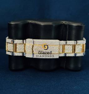 Montre mécanique automatique pour homme, style hip-hop, boîtier en acier inoxydable, cadran en verre, diamants cultivés en laboratoire, clarté VVS, pour occasions spéciales - Product Image 5