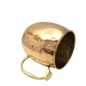 Diseño personalizado hecho a mano cobre mula tazas beber metal fabricante y exportador con calidad de exportación - Product Image 4