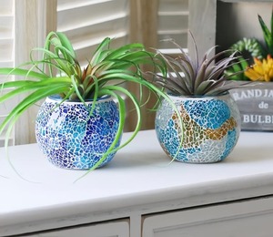 Elegant Tabletop Decoration Glass Candle Votive Ideal Weddings and Restaurants Home Decor <b>Tea</b> <b>Light</b> Mosaic Glass Candle Holder - Product Image 3