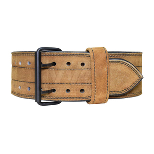 Ceinture de musculation sur mesure à double crochets, robuste, en cuir de vachette antidérapant et écologique, qualité professionnelle, meilleure vente 2025 - Product Image 1