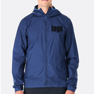 Chaqueta de lluvia con logotipo personalizado para hombre, chaqueta impermeable de nailon para deportes al aire libre, chaqueta para correr con logotipo, chaqueta cortavientos para la nieve - Product Image 4