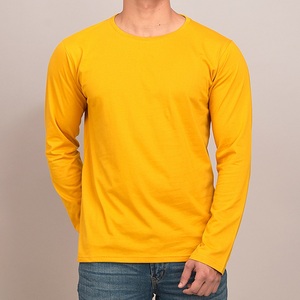 NEW Arrival T-shirt personnalisé pour homme Épaule tombante Manches longues Prix bas Durable Séchage rapide Coton Polyester Surtaille O Neck T shirt - Product Image 2