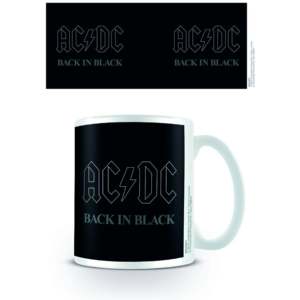 Taza de cerámica de gres con diseño novedoso AC/DC, tapa apta para microondas, ideal para la temporada de otoño, regalos promocionales de jubilación, reverso negro. - Product Image 3