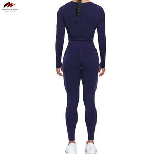 Meilleur design Leggings de course de fitness taille haute pour femmes 100% coton Style décontracté confortable pour l'hiver solide nouveauté - Product Image 3