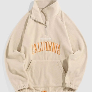 Sudaderas con capucha para hombre, sudaderas cálidas de lana esponjosa, ropa de calle Vintage bordada con letras, sudaderas para otoño - Product Image 1
