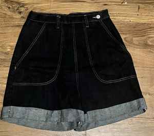 Vintage S Taille Denim Shorts Jeanagers Autre Artisanat Jeans Pantalon Court - Product Image 4